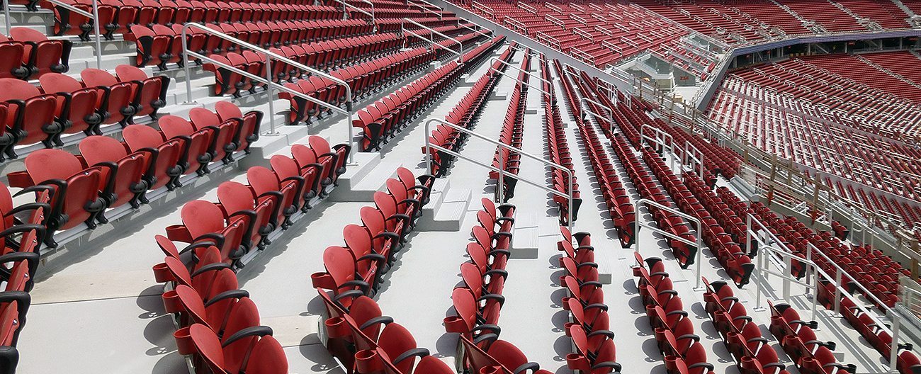 Stadium expansion joints SJS System EMSEAL levis 49ers