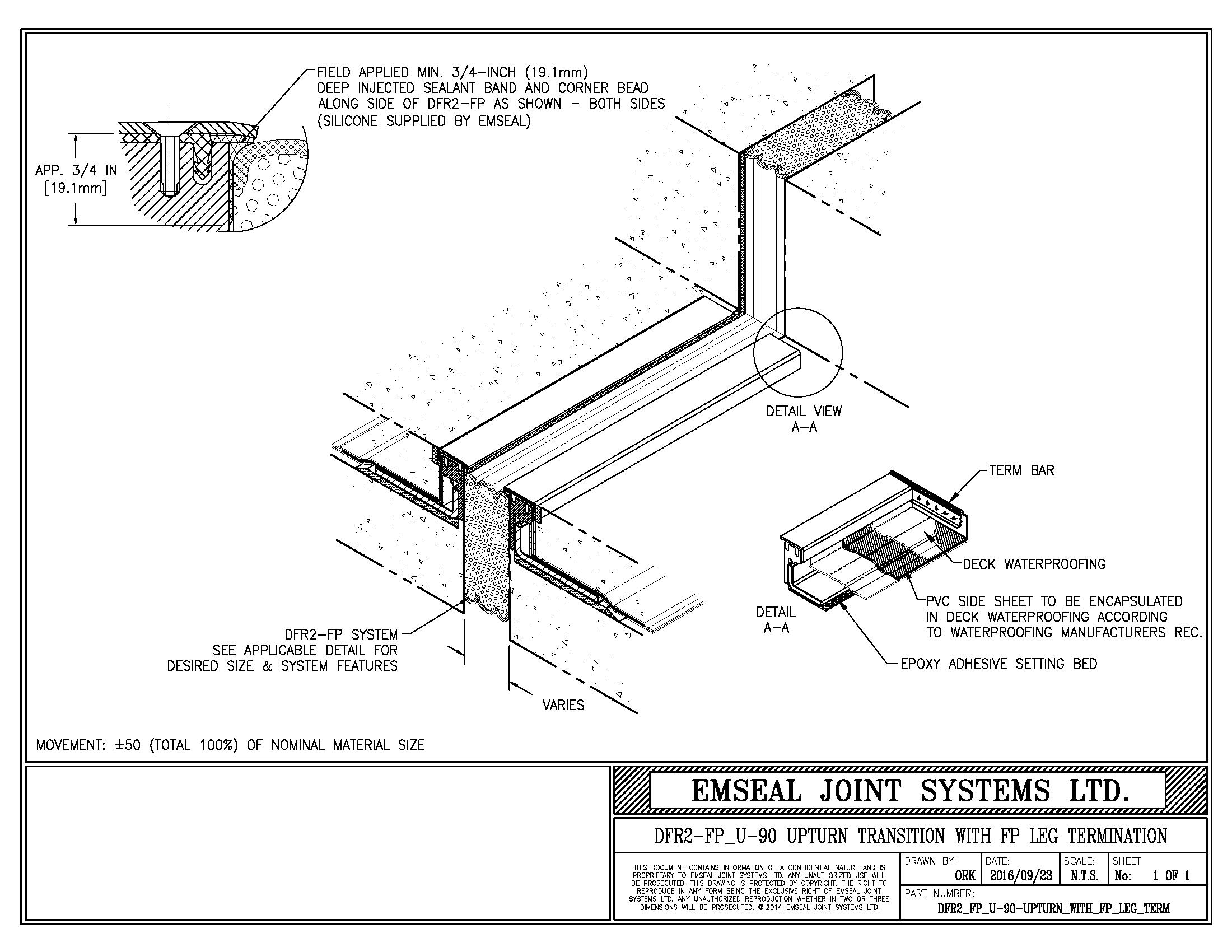 Expansion Joint Details · BIM · CAD · DWG · DWF · Sika Emseal