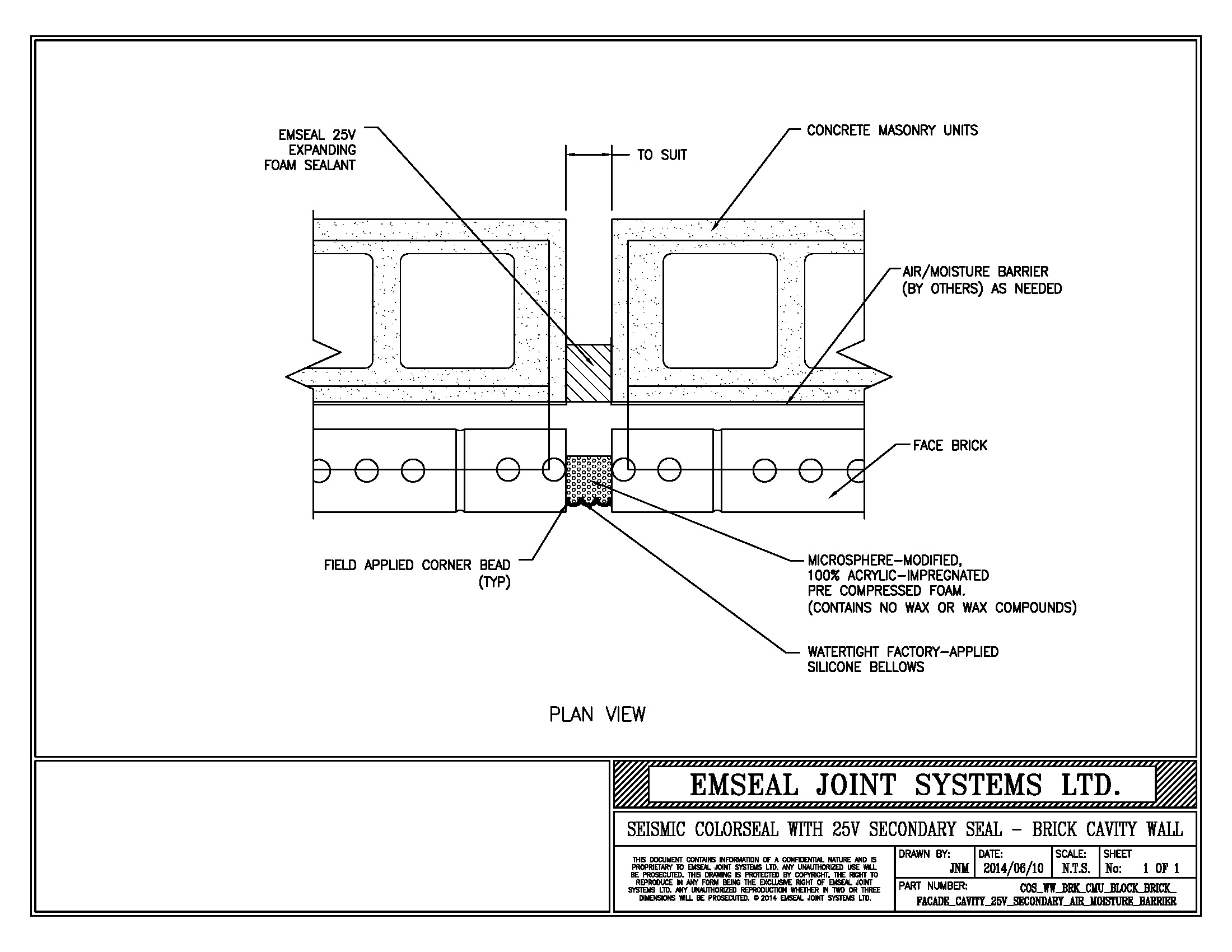 Expansion Joint Details · BIM · CAD · DWG · DWF · Sika Emseal