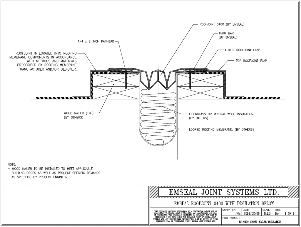 Expansion Joint Details · BIM · CAD · DWG · DWF · EMSEAL