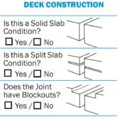 Expansion Joint Checklist from EMSEAL