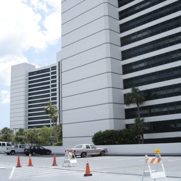 Parking Expansion Joint Thermaflex installed at Condo on the Bay in Sarasota, FL.