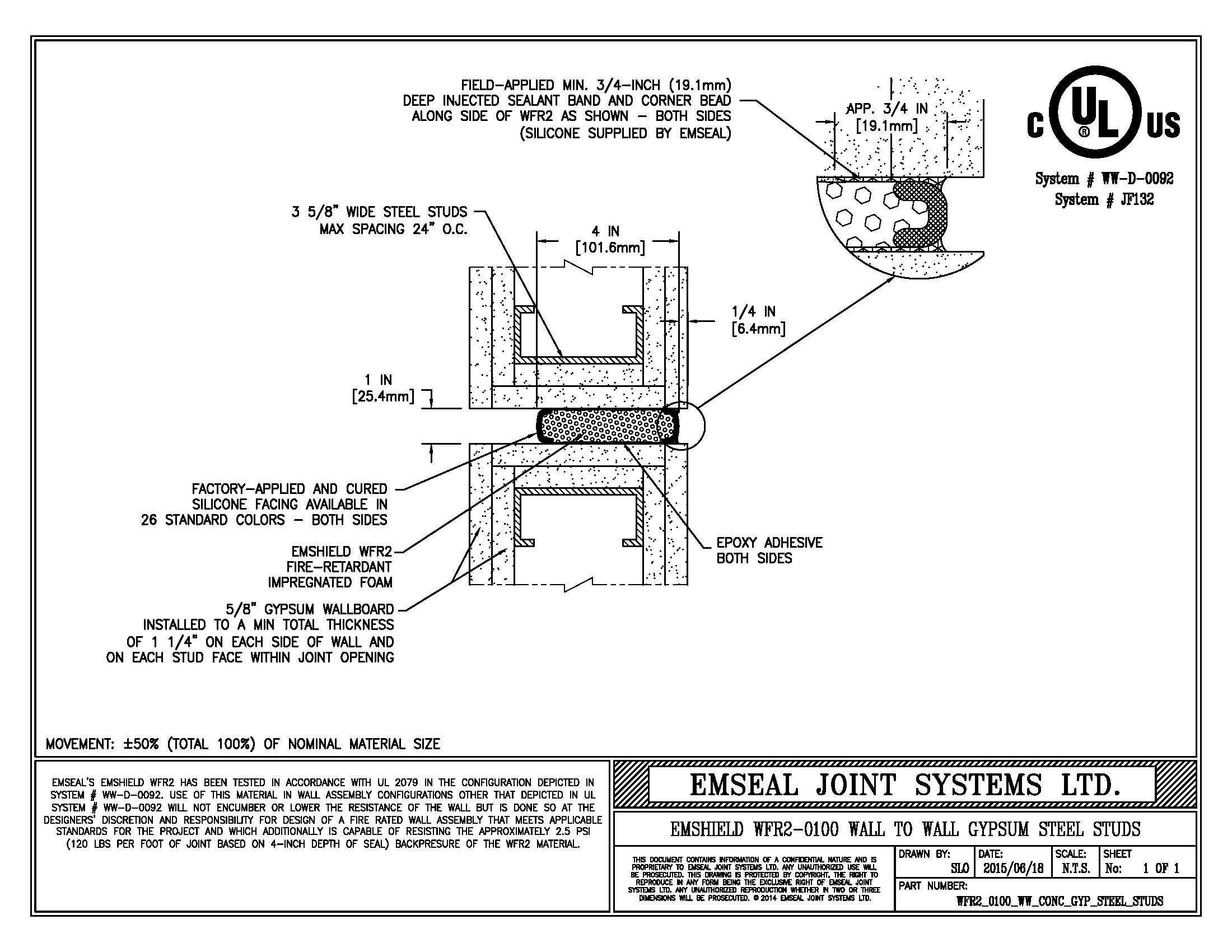 Expansion Joint Details · BIM · CAD · DWG · DWF · EMSEAL