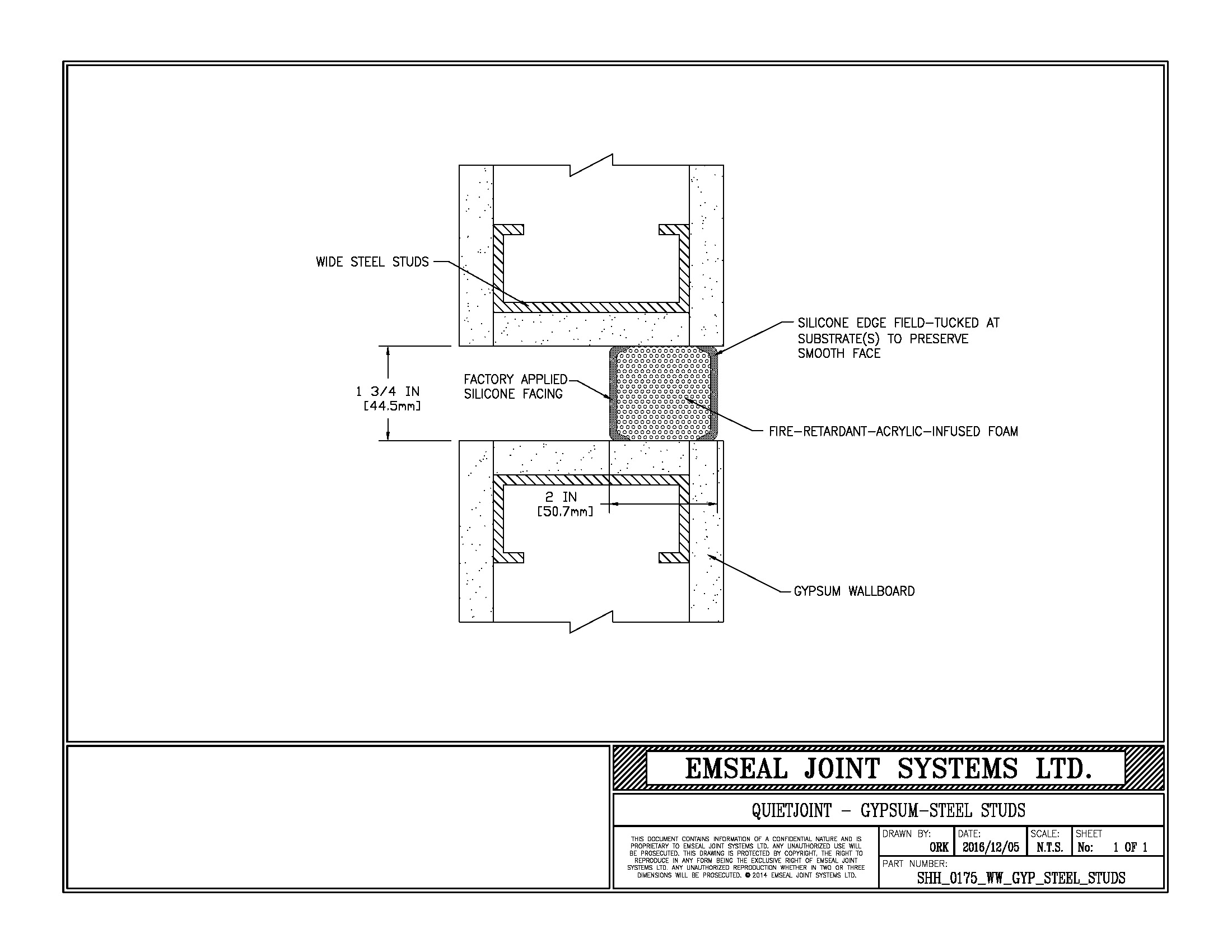 Expansion Joint Details · BIM · CAD · DWG · DWF · EMSEAL