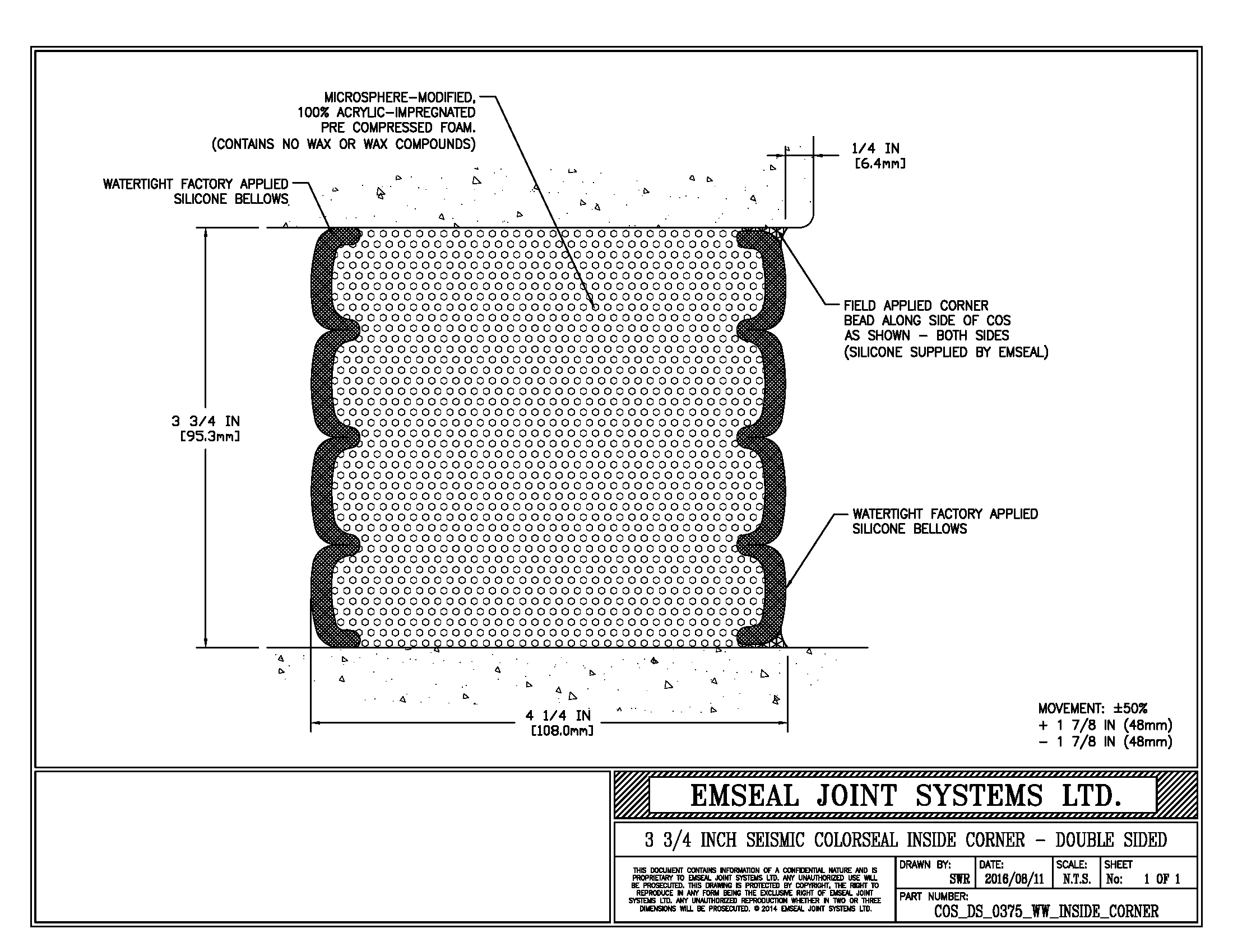 Expansion Joint Details · BIM · CAD · DWG · DWF · EMSEAL