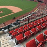 Busch Stadium expansion joints. SJS by Emseal with coverplate and seats.