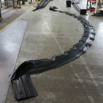 Curved plaza expansion joint RoofJoint by Emseal