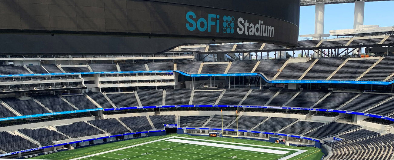 LA Rams SoFi stadium expansion joints by EMSEAL